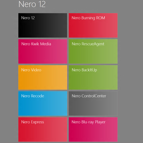 Nero 12 przygotowany do współpracy z Windows 8