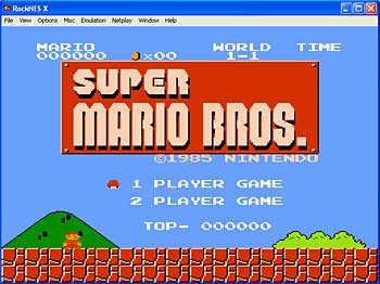 Emulator RockNES X i wieczny Mario w wydaniu oldschoolowym